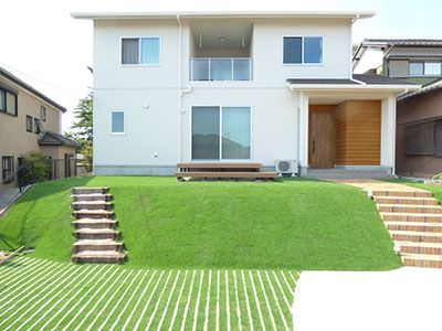 高台にある眺望のよい住まい